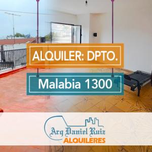 Dpto en Alquiler en Malabia 1300 , 150 mt2, 2 habitaciones