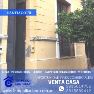 Venta de Casa con fines comerciales en calle Santiago , 400 mt2, 6 habitaciones