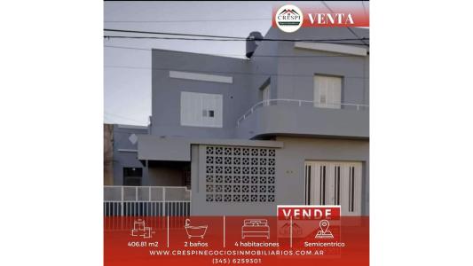 VENTA ZONA SEMICENTRICA DE CONCORDIA. PROPIEDAD DIVIDIDA EN , 188 mt2, 4 habitaciones