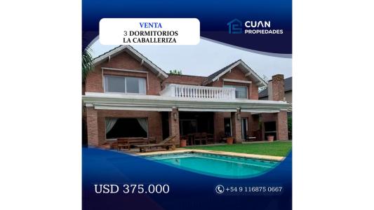 CASA EN VENTA LA CABALLERIZA - CUAN PROPIEDADES, 270 mt2, 4 habitaciones