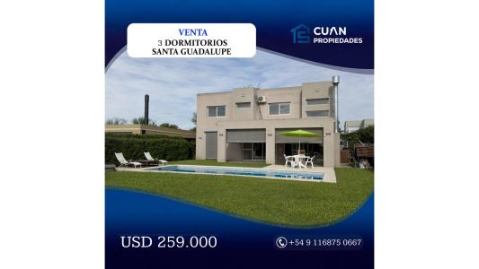 CASA SANTA GUADALUPE EN VENTA cuan propiedades, 219 mt2, 3 habitaciones