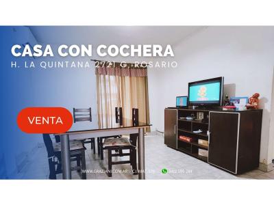 CASA CON COCHERA, AL FRENTE, DOS DORMITORIOS - VENTA, 83 mt2, 2 habitaciones