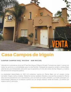 EXCELENTE CASA BARRIO CERRADO CAMPOS DE IRIGOIN, 3 habitaciones