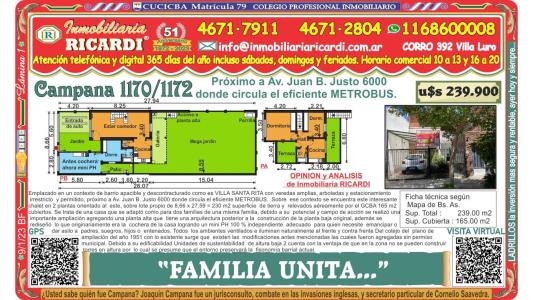 FAMILIA UNITA.. IDEAL DOS FAMILIAS DE LA MISMA FAMILIA , 165 mt2, 3 habitaciones
