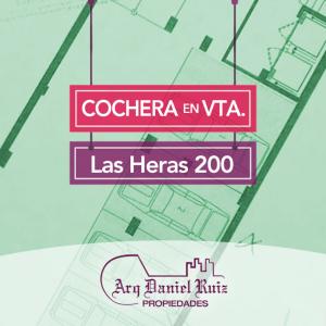 Cochera en Venta en Las Heras 200, 20 mt2