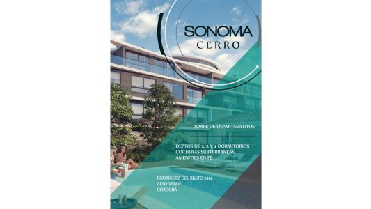 Departamento en Sonoma Cerro - A estrenar, 90 mt2, 2 habitaciones