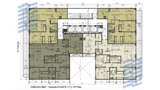 Departamento - Nuñez- 4 ambientes Entrega 12/ 2024 - piso 13, 100 mt2, 3 habitaciones