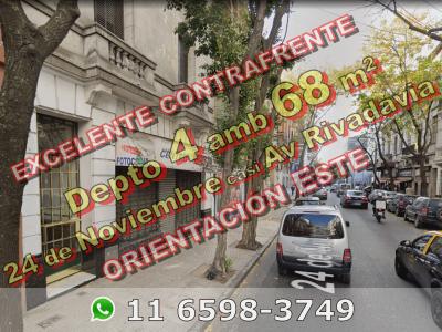 RECICLADO - Departamento antiguo en Venta en Almagro 4 ambientes 68 m2 contrafrente - 24 de Noviembre 1, 3 habitaciones