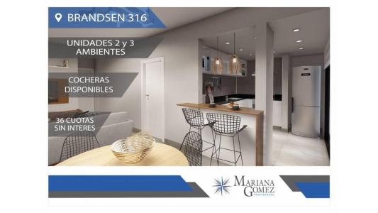 VENTA - Depto 3 ambientes de 71 m2 c/ balcon s/ Brandsen y M, 71 mt2, 2 habitaciones
