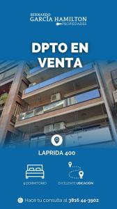 DEPARTAMENTO EN VENTA LAPRIDA 400, 1 habitaciones