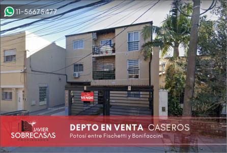 DEPARTAMENTO EN VENTA - Caseros - Pcia. de Bs.As., 2 habitaciones