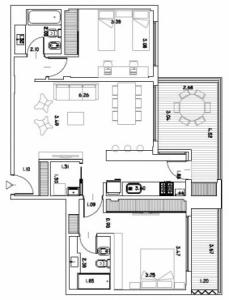 Departamento Tipo DÃºplex - Fincas de Hudson, 134 mt2, 3 habitaciones