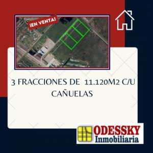 CAÃUELAS - 3 FRACCIONES DE 11.120 M2 - VENTA EN BLOCK, 11120 mt2
