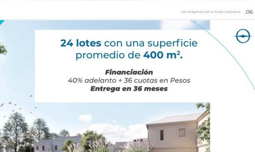LOTE FINANCIACION EN PESOS BELLA VISTA , 400 mt2