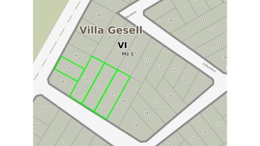 Dos terrenos venta en Villa Gesell bien ubicados