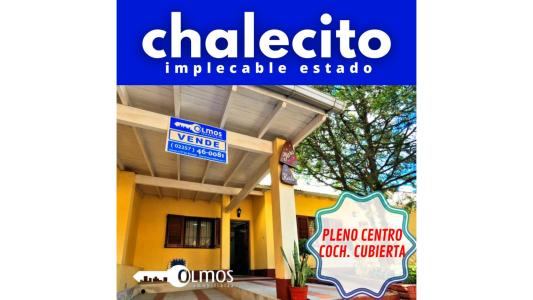 Chalecito, 65 mts cub. cochera cubierta, patio, parrilla., 65 mt2, 2 habitaciones