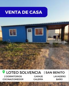 VENTA de CASA - LOTEO SOLVENCIA, SAN BENITO, 367 mt2, 2 habitaciones