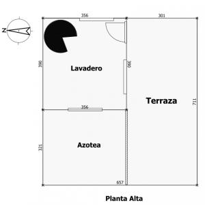 Se Vende PH tres ambientes, interno, con espacio aereo, Remodelado (Villa Lugano), 72 mt2