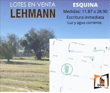 Se vende Lote en la localidad de Lehman.