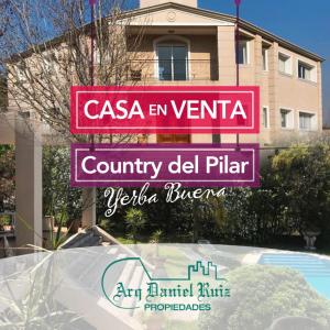 Casa en venta en Country del Pilar (Yerba Buena), 800 mt2, 3 habitaciones