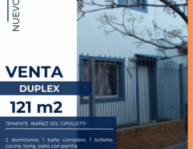 Duplex Tte. Ibañez, 121 mt2, 2 habitaciones