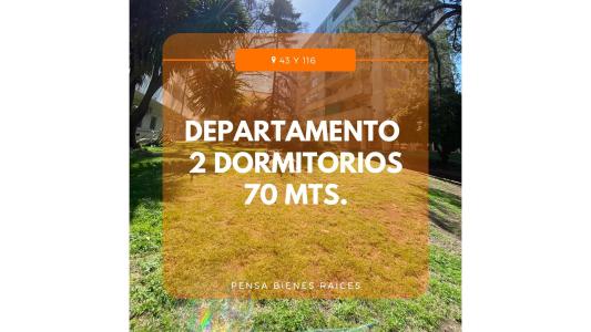 | VENTA | Dto. 2 dormitorios, Barrio Hipódromo, La Plata., 70 mt2, 2 habitaciones