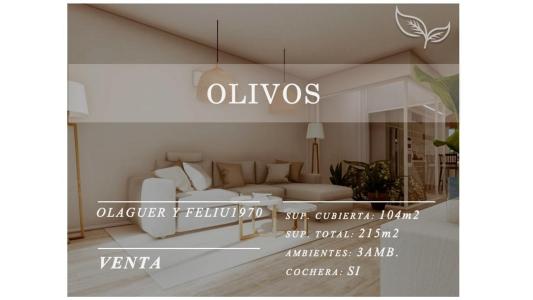 DUPLEX 3 AMBIENTES | JARDÍN | COCHERA | TERRAZA |  OLIVOS, 104 mt2, 2 habitaciones