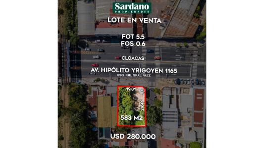 LOTE de 583 m2 (Ideal emprendimiento) - Avellaneda. 