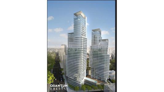 Quantum Bellini en venta 3 ambientes piso 27 cochera Nuñez, 120 mt2, 2 habitaciones