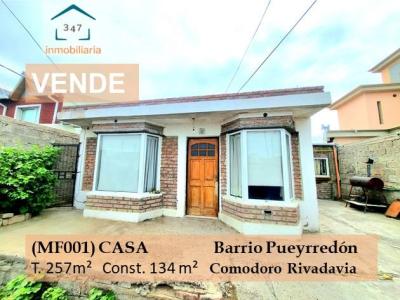 (MF001) En Venta Casa en Barrio Pueyrredón, Comodoro Rivadavia, 134 mt2, 3 habitaciones