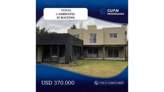 Casa en venta St Matthews Cuan Propiedades, 300 mt2, 3 habitaciones