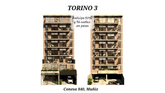 DEPARTAMENTO de pozo TORINO 3, 52M2 (semipiso), 52 mt2, 1 habitaciones