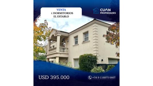El Establo casa en venta CUAN PROPIEDADES, 243 mt2, 4 habitaciones