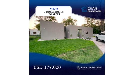 CASA EN VENTA LOS ARCES - CUAN PROPIEDADES, 130 mt2, 3 habitaciones