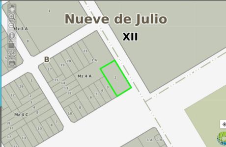 TERRENO DUDIGNAC, 9 DE JULIO PCIA BS.AS, 1575 mt2
