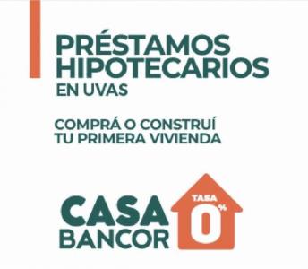 CASA APTA BANCOR, 70 mt2, 2 habitaciones