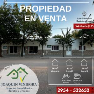 HERMOSA PROPIEDAD EN VENTA WINIFREDA, 1040 mt2, 3 habitaciones