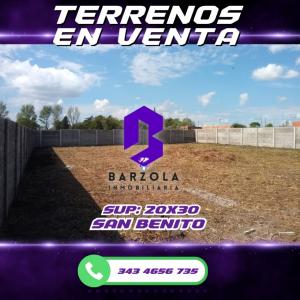 TERRENOS EN VENTA - SAN BENITO, 600 mt2