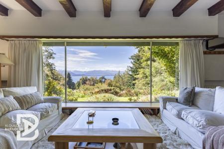 Alquiler Casa en Bariloche para 4 con Espectacular Vista Al Lago, 2 habitaciones