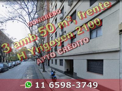Departamento en Venta en Balvanera 3 ambientes 50 m2 - Hipólito Yrigoyen 2100, 2 habitaciones