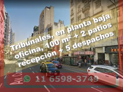 *NUEVO PRECIO* Oficina / Departamento en Venta en Tribunales 5 despachos + recepción 100 m2 – Corrientes 1200