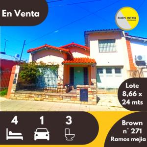 Se Vende Casa multifamiliar (lote 8,66 x 24 mts) Ramos Mejia, 208 mt2, 4 habitaciones