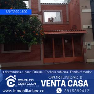 Venta Casa  de 3 hab en calle Santiago al 1500, 300 mt2, 3 habitaciones