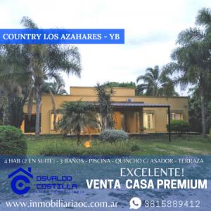 Venta de casa Premium en Country Los Azahares - YB, 450 mt2, 4 habitaciones